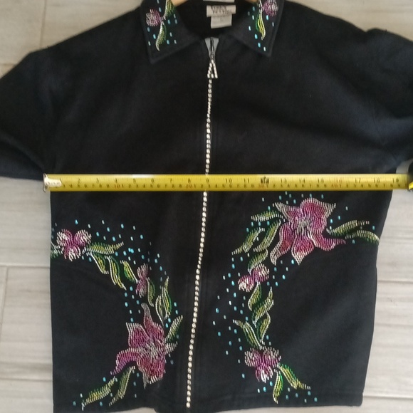 Isaac's Designs sweatshirt zip up jacket - Picture 7 of 8